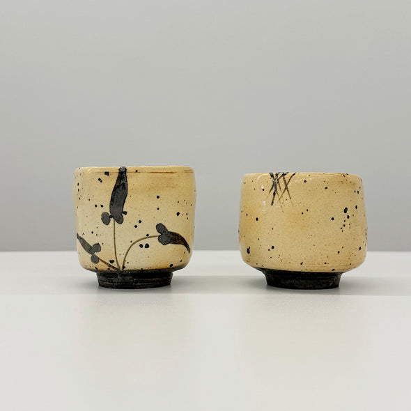 Karatsu Painted Square Teacup J
