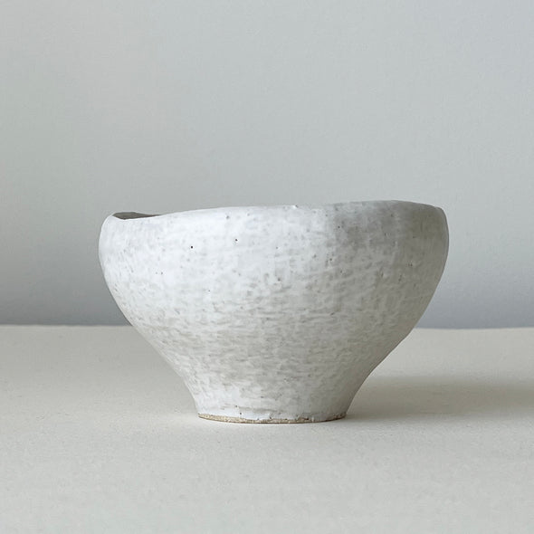 White Stone Chawan 23-A