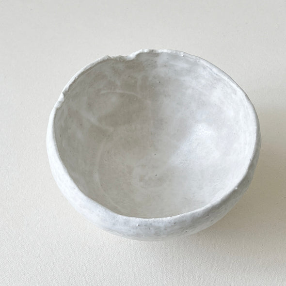 White Stone Chawan 23-A