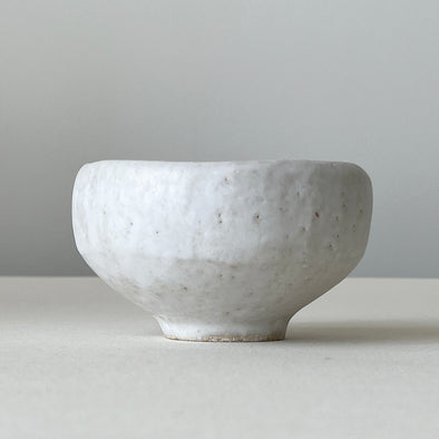 White Stone Chawan 23-C