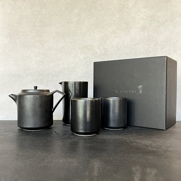 Tea Dealers Collection Tea Set Black