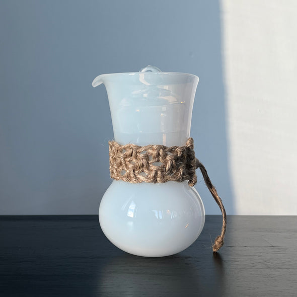 Frosted Lidded Tea Pitcher