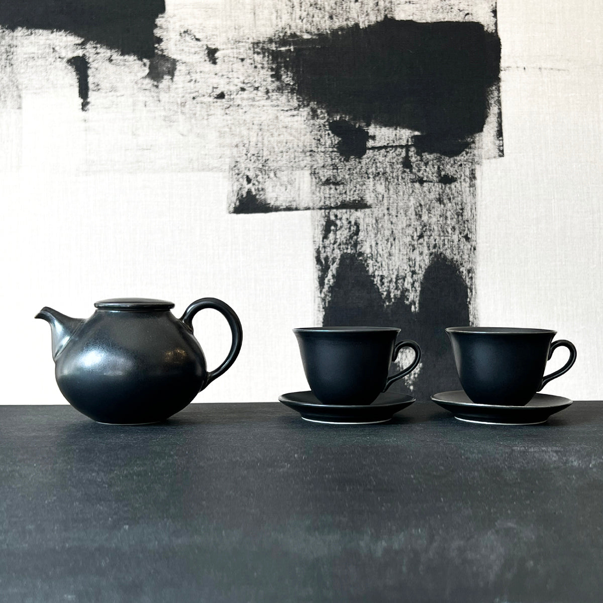 Arita Black Porcelain Tea Set Tea Dealers
