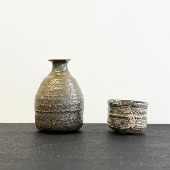 Kuro Karatsu Tokkuri Vase #2