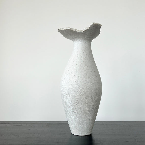 White Bird Vase #0523