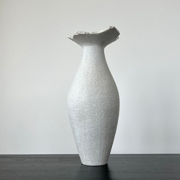 White Bird Vase #0523