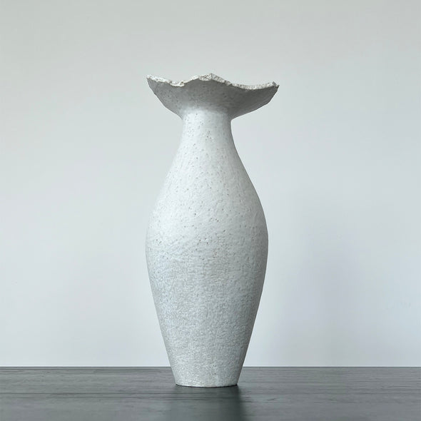 White Bird Vase #0523