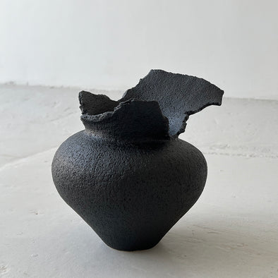 Black Stone Chawan 23F