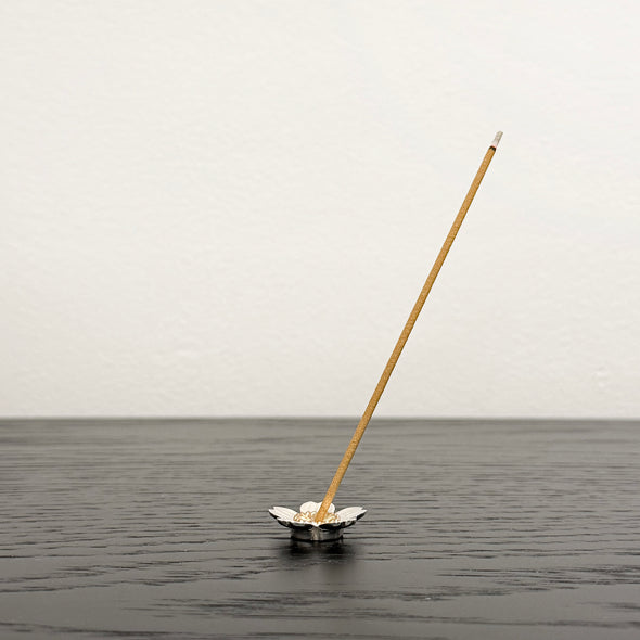 Silver Sakura Incense Stand