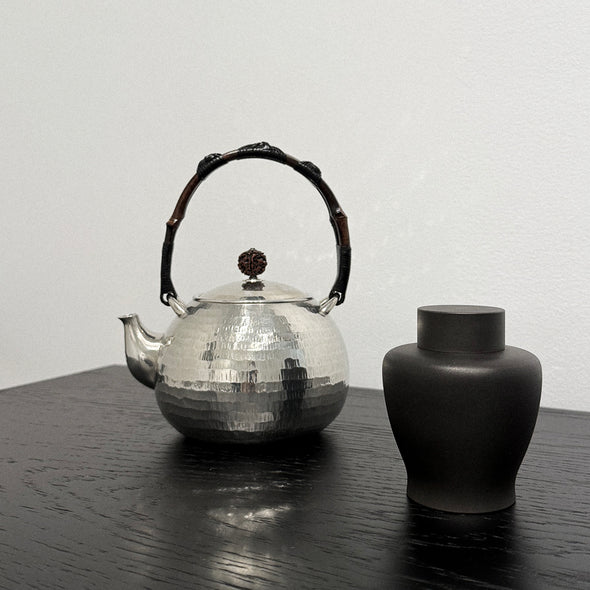 Pewter Tsusen Tea Canister