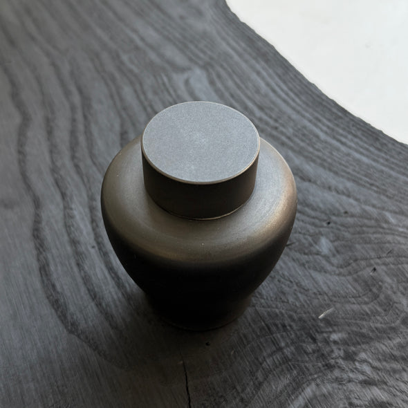 Pewter Tsusen Tea Canister