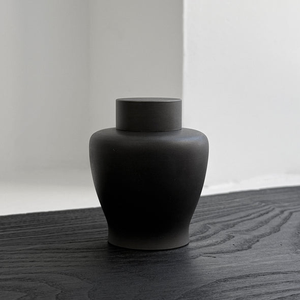 Pewter Tsusen Tea Canister