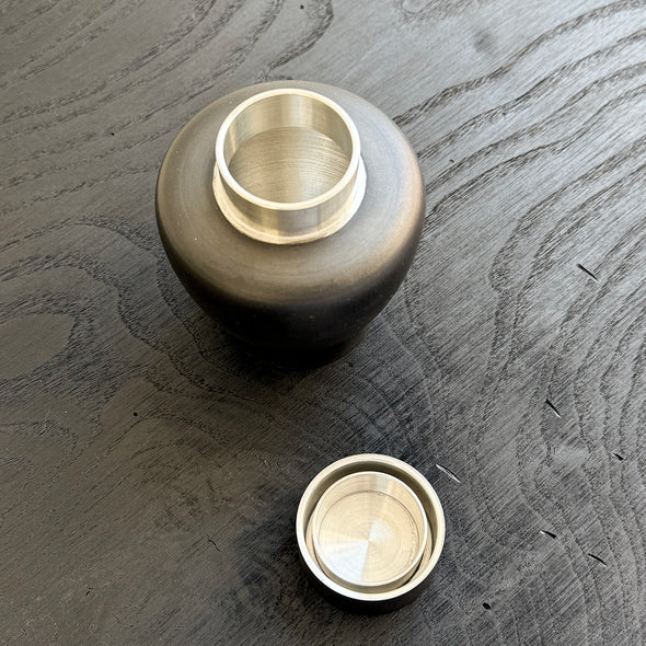Pewter Tsusen Tea Canister