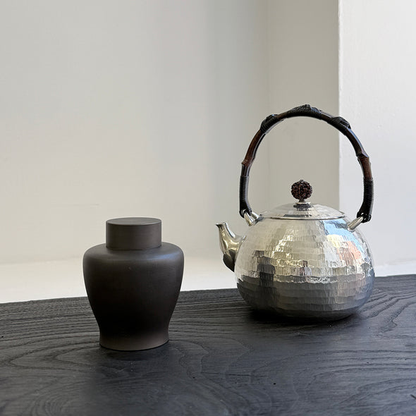 Pewter Tsusen Tea Canister