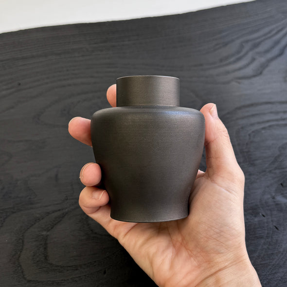 Pewter Tsusen Tea Canister