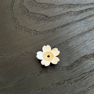 Silver Sakura Incense Stand