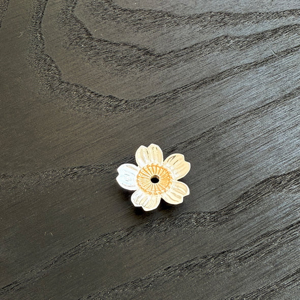 Silver Sakura Incense Stand