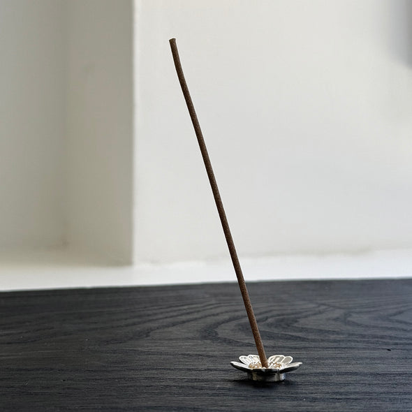 Silver Sakura Incense Stand