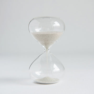 Sand Timer Silver Two Minute