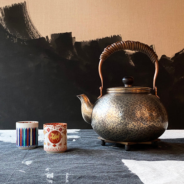 Smokey Silver 1.8L Water Kettle Tsuiki Copperware