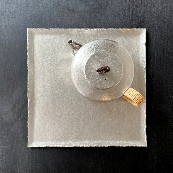 Square Usurai Pewter Plate/Tea Tray