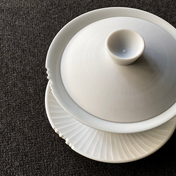 Mushikui Gaiwan Matte White 23A