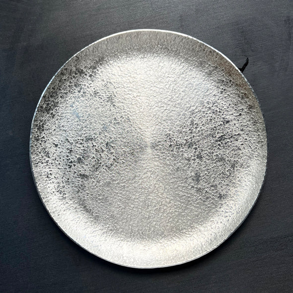 Pewter Mangetsu Dinner Plate