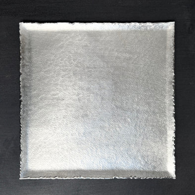 Pewter Square Usurai Dinner Plate Tea Tray 21cm