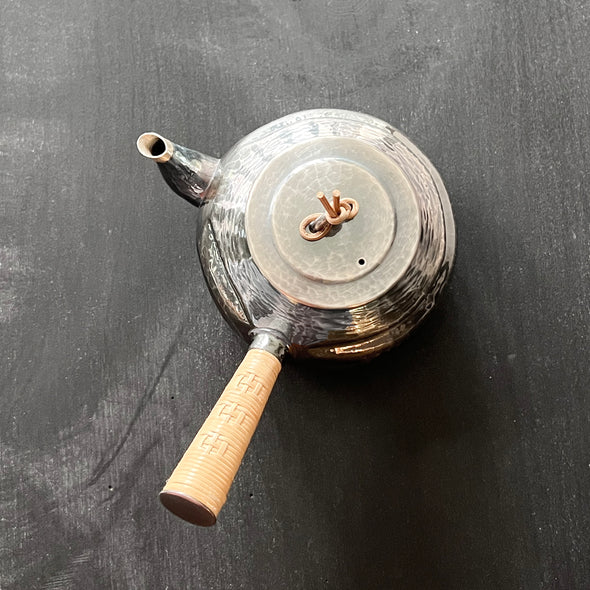 Smoked Brass Yokote Kyusu Teapot