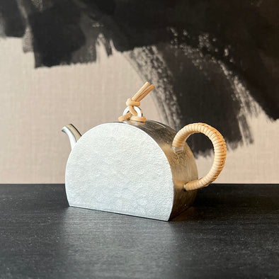 Half Moon Pewter Teapot
