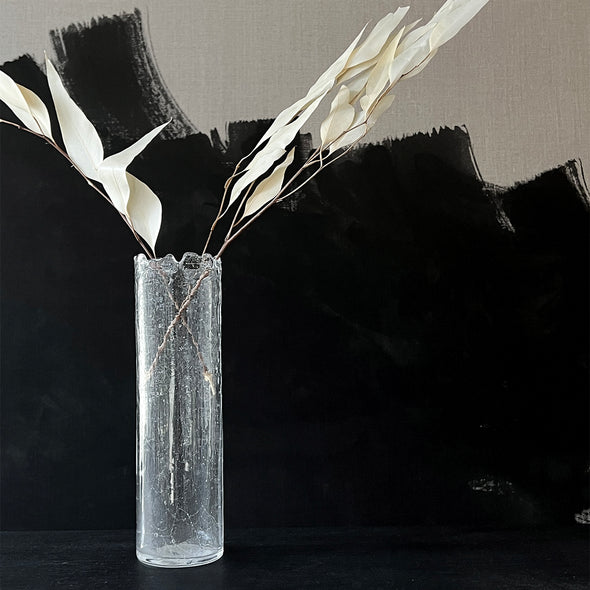 Shiro Tsutsu Glass Vase E5