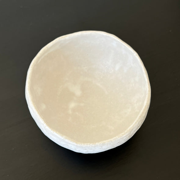 White Stone Chawan 22-F