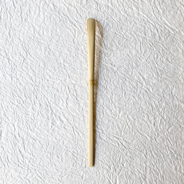 White Bamboo Tea Scoop Chashaku