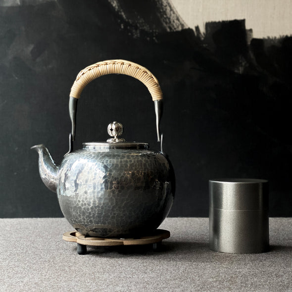 Smoked Brass Yuwakashi Water Kettle