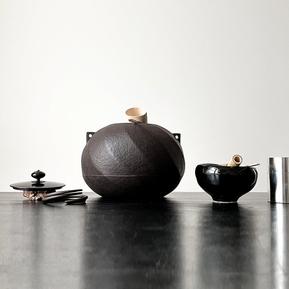 Cast Iron Water Kettle Kama Juniryou Maru