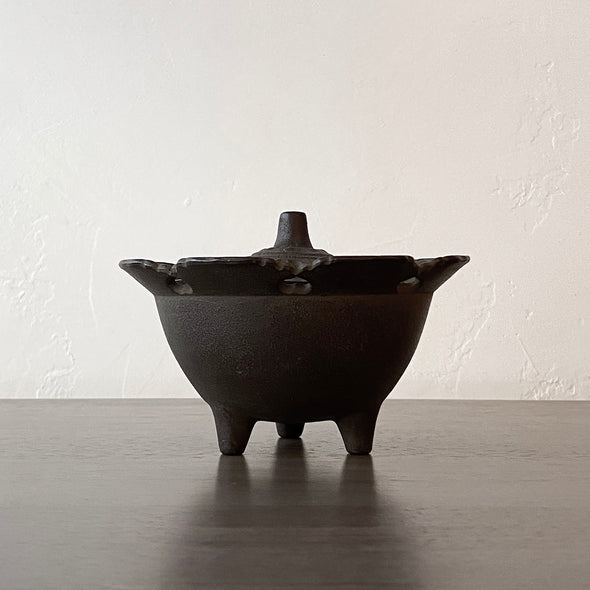 Cast Iron Tengai Incense Burner Complete Set