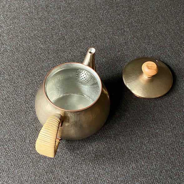 Silver Teapot 200ml Tsuiki Copperware