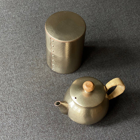 Silver Teapot 200ml Tsuiki Copperware
