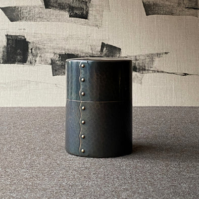 Hand-Hammered Copper Canister Shikinshoku