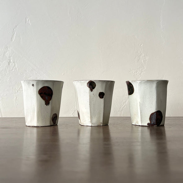 Palgag Octagonal Iron Dot Teacup #15