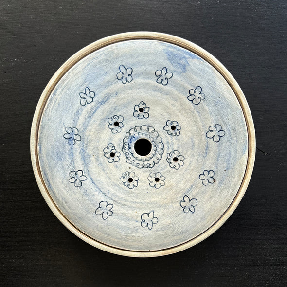 Daseon Flower Pattern Teaboat #10b