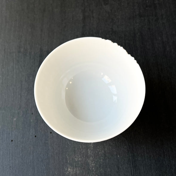 Mushikui Teacup Matte White 23B