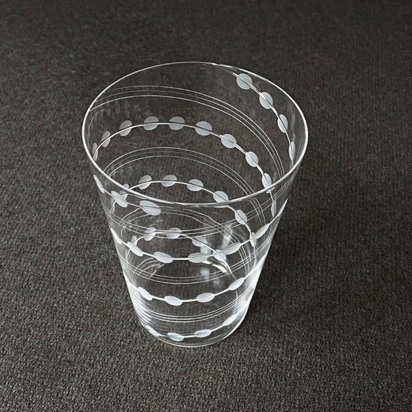 Crystal Diamond Cut 8oz Tumbler 4935 Kikatsu