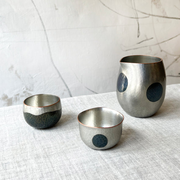 Polka Dot Sake Cup Tsuiki Copperware