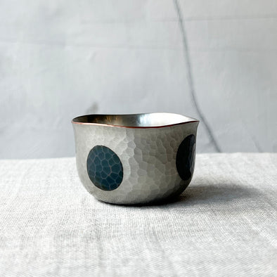 Polka Dot Sake Cup Tsuiki Copperware