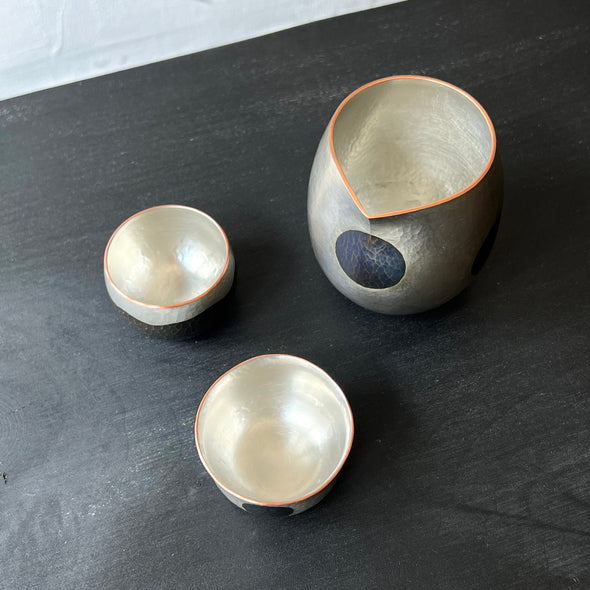 Polka Dot Sake Cup Tsuiki Copperware