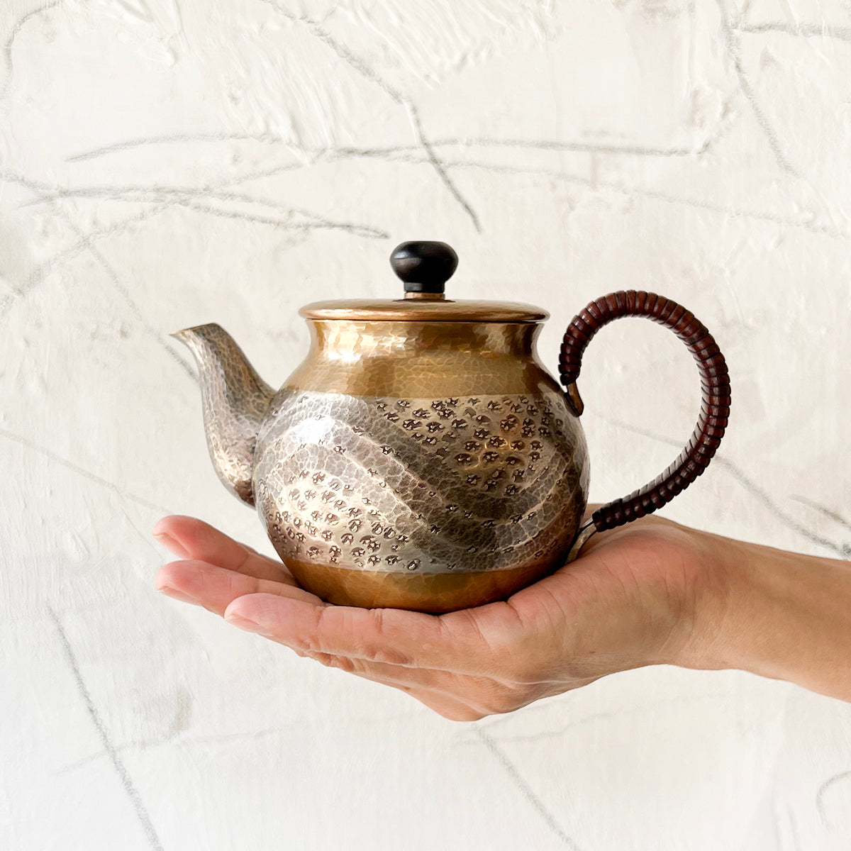 Crescent Tea Set Hand Hammered Copper Teapot 400ml Crescent Wave – Tea Dealers