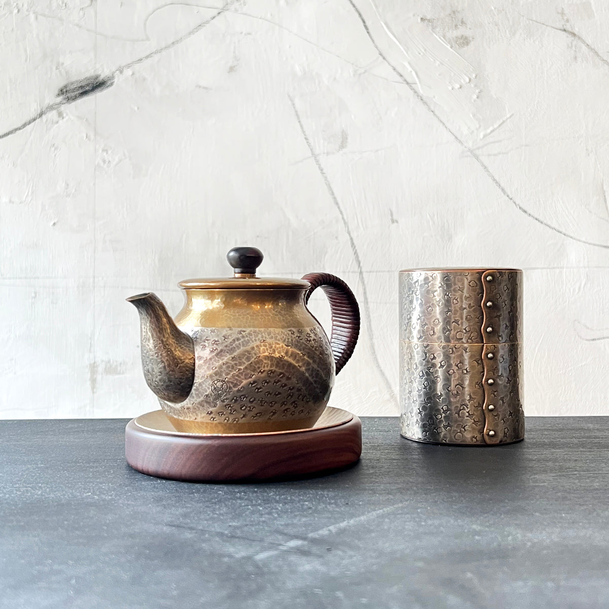 Crescent Tea Set Hand Hammered Copper Teapot 400ml Crescent Wave – Tea Dealers