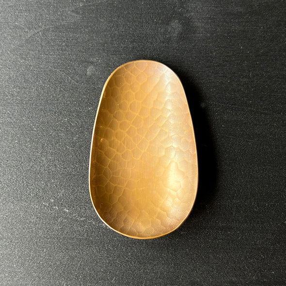 Hand Hammered Copper Tea Scoop Coppertone