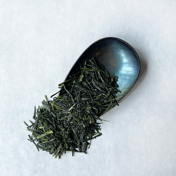 Hand Hammered Copper Tea Scoop Shikishoku